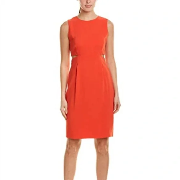 NWOT Trina Trina Turk Helena Cutout Sheath Dress 2 - Picture 4 of 11